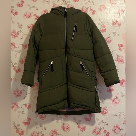Hollister Jackets & Blazers - Hollister Dark Green Puffer Jacket